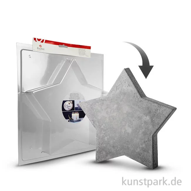 Artikelbild 1 des Artikels “Gießform - Stern mittel - 21,5 x 21,5 cm, Tiefe 4 cm “