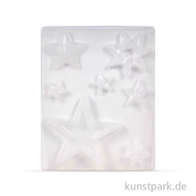 Artikelbild 1 des Artikels “Gießform - Sterne, 7 Motive, 3 - 13 cm “