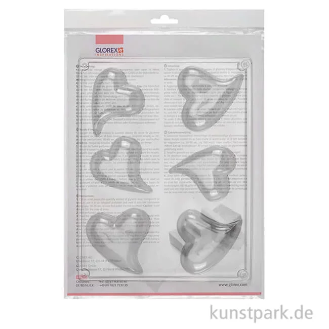 Artikelbild 1 des Artikels “Gießform - Swing Herzen, 6 Motive, 21 x 33 cm “