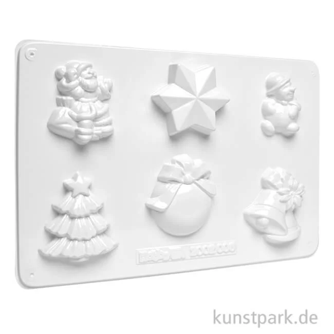Artikelbild 1 des Artikels “Gießform - Weihnachtsdeko, 6 Motive “