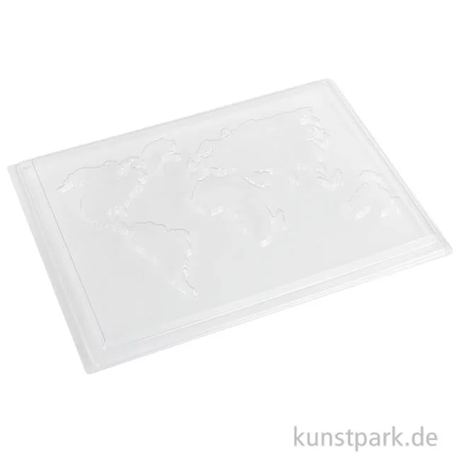 Artikelbild 1 des Artikels “Gießform - Weltkarte, Größe 20 x 30 cm “