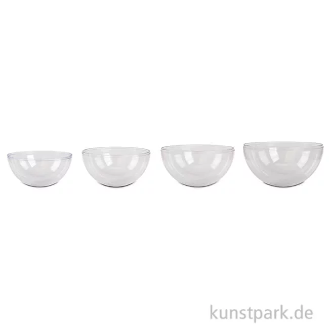 Artikelbild 1 des Artikels “Gießformen Set - Schalen XXL, 4 Halbkugeln, 14-20 cm Durchmesser “