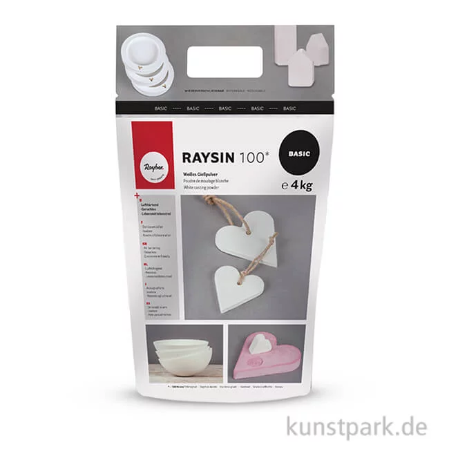 Artikelbild 1 des Artikels “Gips Gießpulver Raysin 100 - weiß 4 kg“