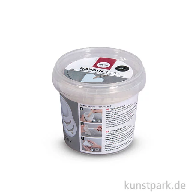 Artikelbild 1 des Artikels “Gips Gießpulver Raysin 100 - weiß 400 g“