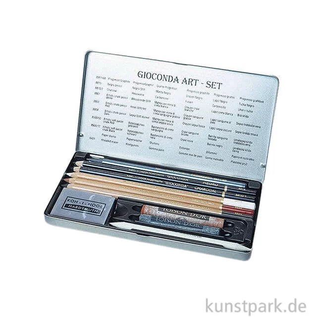 Artikelbild 1 des Artikels “Koh-I-Noor Gioconda Art Zeichenset, 10-teilig im Metalletui “