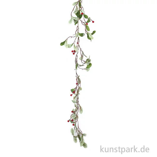 Artikelbild 1 des Artikels “Girlande mit Blättern und roten Beeren, 109 cm “