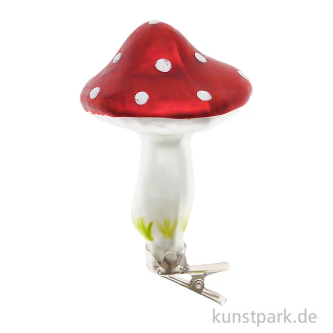 Artikelbild 1 des Artikels “Glas-Clip Fliegenpilz, Spitz, 6 x 6 x 10 cm “