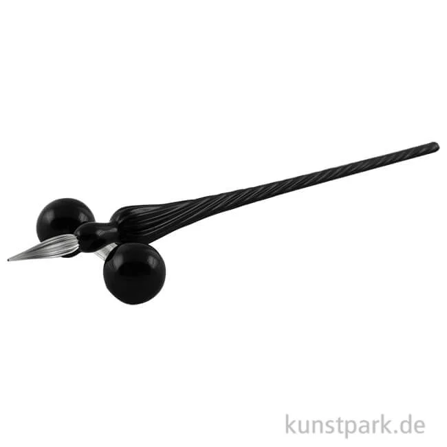 Artikelbild 1 des Artikels “Glasfeder 18 cm mit Ablage schwarz“