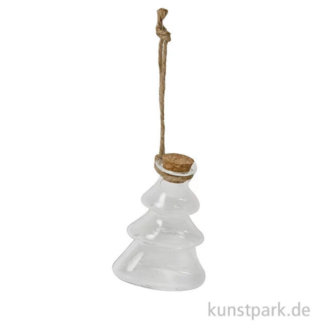 Artikelbild 1 des Artikels “Glasfläschchen zum Hängen - Baum, 7 x 5 x 2,5 cm “