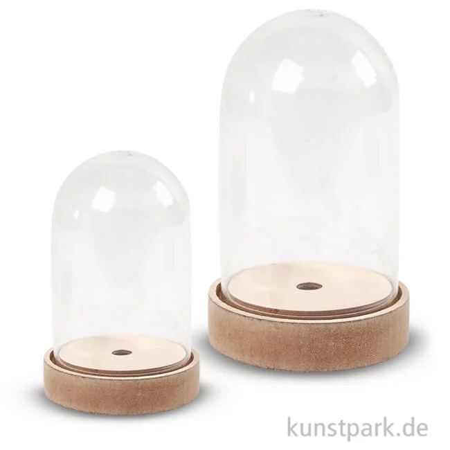 Artikelbild 1 des Artikels “Glasglocke mit Holzfuß “