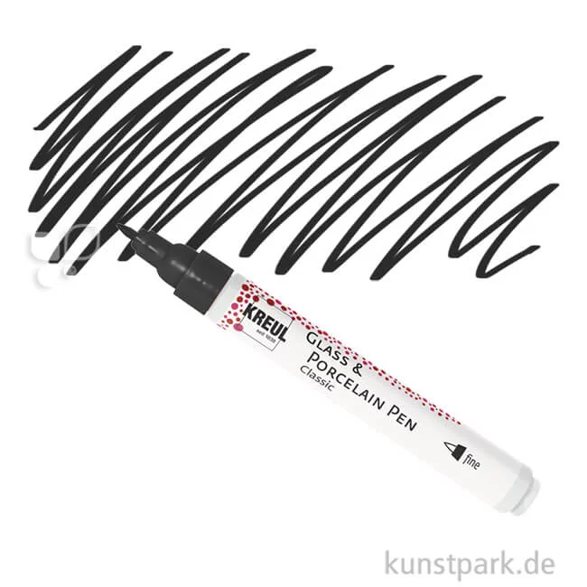 Artikelbild 1 des Artikels “KREUL Glass & Porcelain Pen - Fein Schwarz“