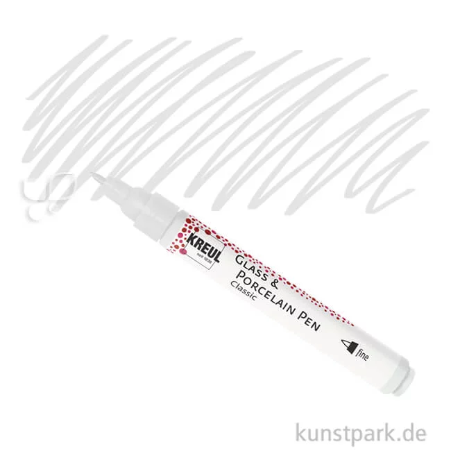 Artikelbild 1 des Artikels “KREUL Glass & Porcelain Pen - Fein  Weiß“