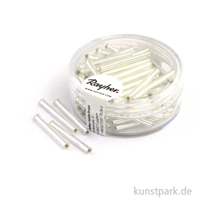 Artikelbild 1 des Artikels “Glasstifte mit Silbereinzug, 12g Silber - 20 mm“