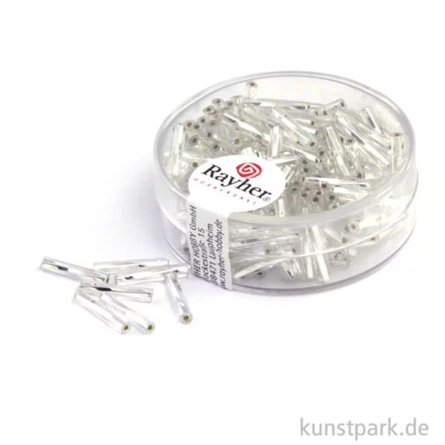 Artikelbild 1 des Artikels “Glasstifte Twistet mit Silbereinzug Dose | Silber - 12 mm - 14g“