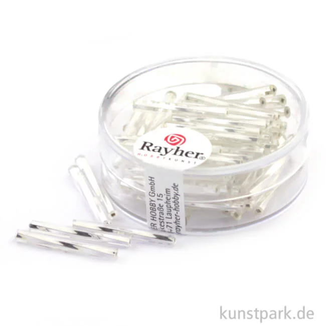 Artikelbild 1 des Artikels “Glasstifte Twistet mit Silbereinzug Dose | Silber - 20 mm - 13g“