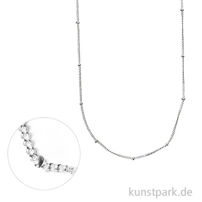 Artikelbild 1 des Artikels “Gliederkette mit Kügelchen - Silber “