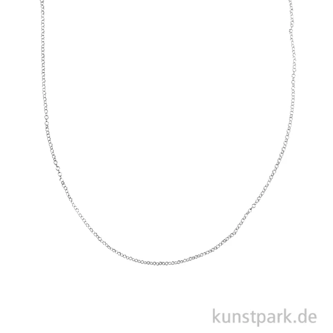 Artikelbild 1 des Artikels “Gliederkette Ringe, Silber, Ring ø 4 mm, Länge 80 cm “