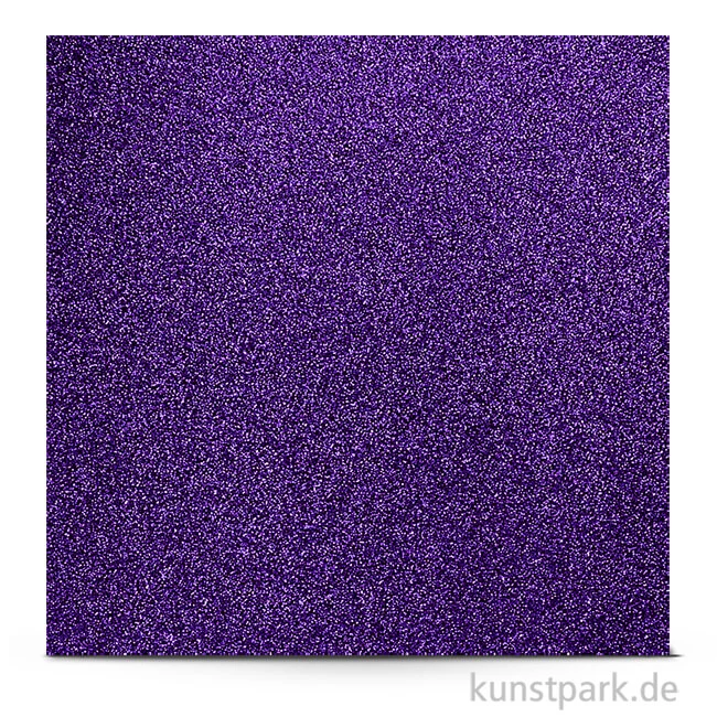 Artikelbild 1 des Artikels “Glitter - Scrapbookingpapier, 200 g 30,5 x 30,5 cm | Pflaume“