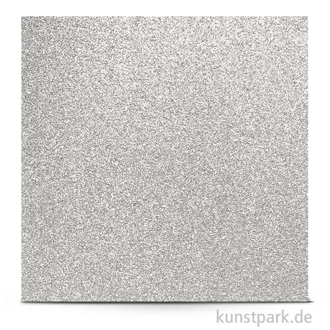 Artikelbild 1 des Artikels “Glitter - Scrapbookingpapier, 200 g 30,5 x 30,5 cm | Silber“