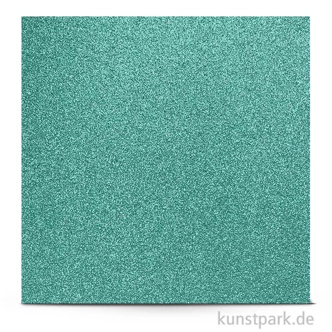 Artikelbild 1 des Artikels “Glitter - Scrapbookingpapier, 200 g 30,5 x 30,5 cm | Taubenblau“