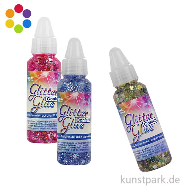 Artikelbild 1 des Artikels “Glitterglue Confetti Klebstoff 53 ml “
