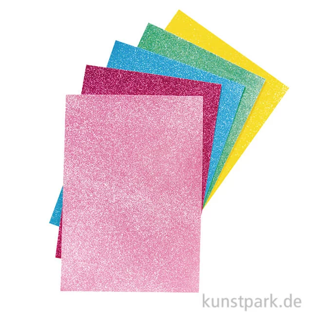 Artikelbild 1 des Artikels “Glitzer-Filz - Bunt, 5 Stück “