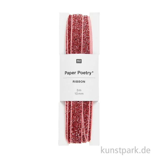 Artikelbild 1 des Artikels “Glitzerband - Rosa, 10 mm x 3 Meter “