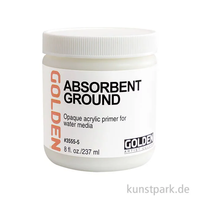 Artikelbild 1 des Artikels “GOLDEN Absorbierende Grundierung (Absorbent Ground) weiß, 236 ml “