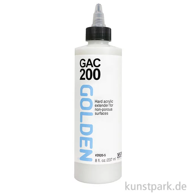 Artikelbild 1 des Artikels “GOLDEN Acrylpolymer GAC 200 harter Oberflächenfilm 236 ml “