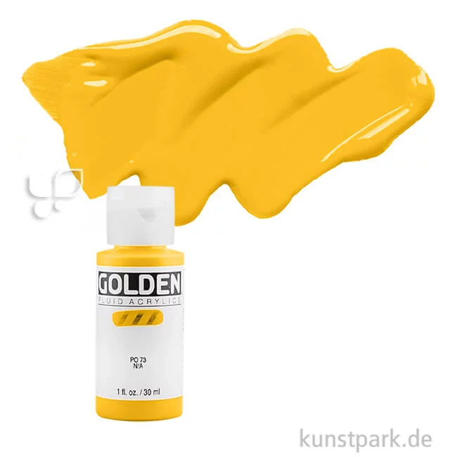 Artikelbild 1 des Artikels “GOLDEN Fluid Acrylics, Flüssige Acrylfarben 30 ml | 2225 Nickel Azo Yellow“