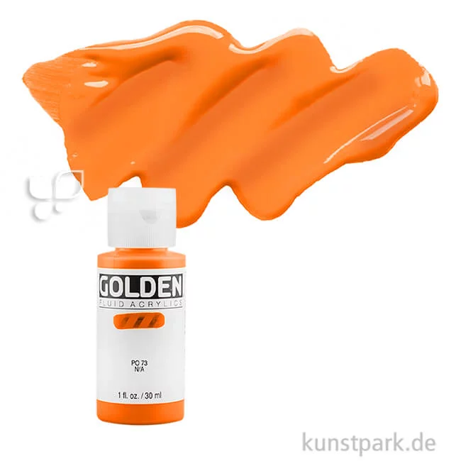 Artikelbild 1 des Artikels “GOLDEN Fluid Acrylics, Flüssige Acrylfarben 30 ml | 2302 Azo Gold“
