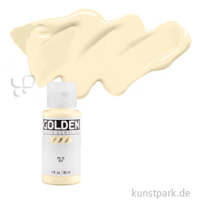 Artikelbild 1 des Artikels “GOLDEN Fluid Acrylics, Flüssige Acrylfarben 30 ml | 2370 Titan Buff“