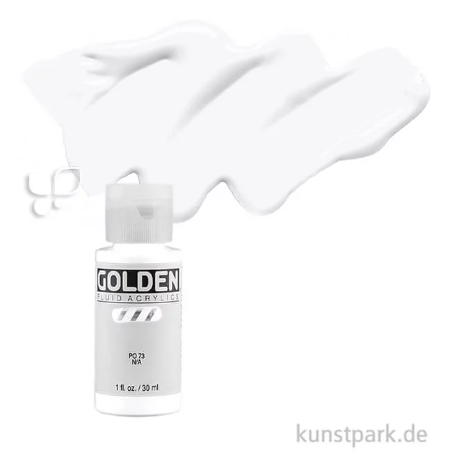 Artikelbild 1 des Artikels “GOLDEN Fluid Acrylics, Flüssige Acrylfarben 30 ml | 2380 Titanium White“