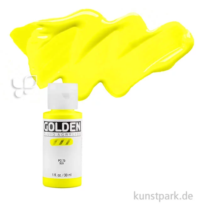 Artikelbild 1 des Artikels “GOLDEN Fluid Acrylics, Flüssige Acrylfarben 30 ml | 2422 Primary Yellow“