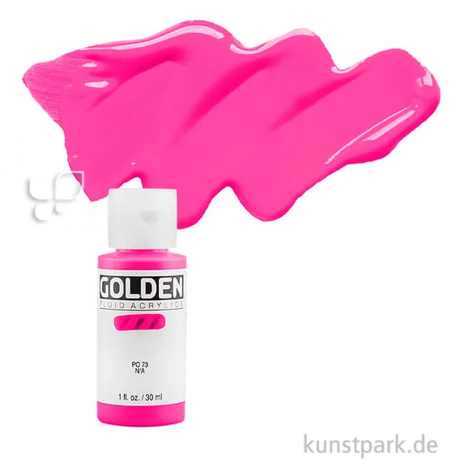 Artikelbild 1 des Artikels “GOLDEN Fluid Acrylics, Flüssige Acrylfarben 30 ml | 2494 Fluorescent Magenta“