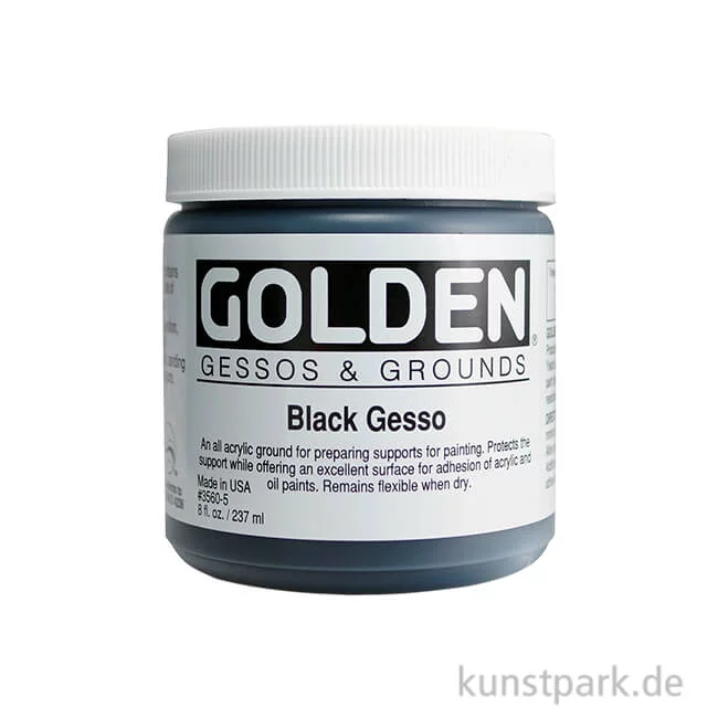 Artikelbild 1 des Artikels “GOLDEN Gesso, schwarz 236 ml “