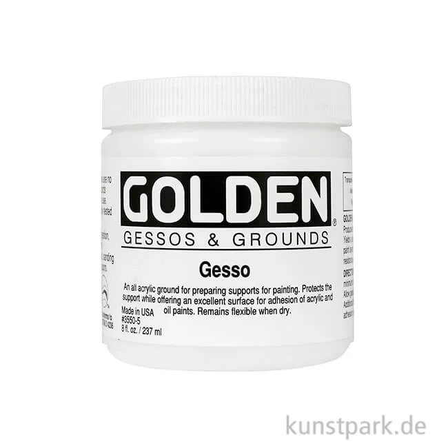 Artikelbild 1 des Artikels “GOLDEN Gesso, weiß 236 ml “