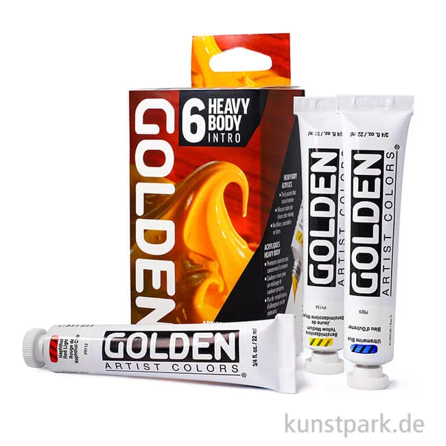 Artikelbild 1 des Artikels “GOLDEN Heavy Body Acryl - Intro Set, 6 x 22 ml “
