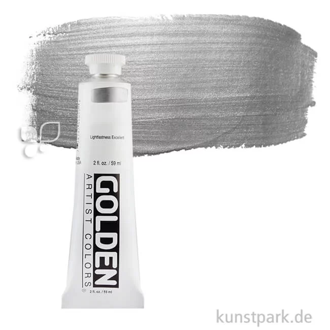 Artikelbild 1 des Artikels “GOLDEN Heavy Body Acrylfarben 59 ml | 4027 Iridescent Stainless Steel (Coarse)“