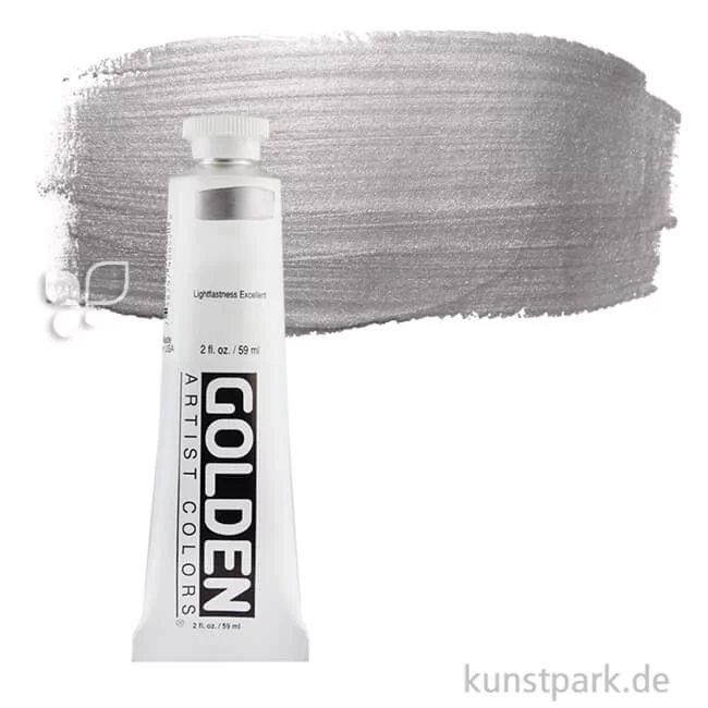 Artikelbild 1 des Artikels “GOLDEN Heavy Body Acrylfarben 59 ml | 4028 Iridescent Stainless Steel (Fine)“