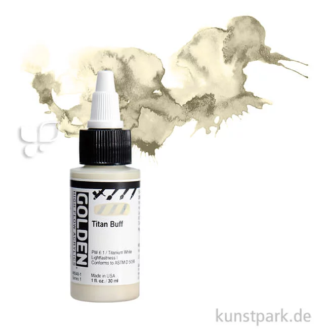 Artikelbild 1 des Artikels “GOLDEN High Flow Acrylfarben 30 ml Einzelfarbe | 8548 Titan Buff“