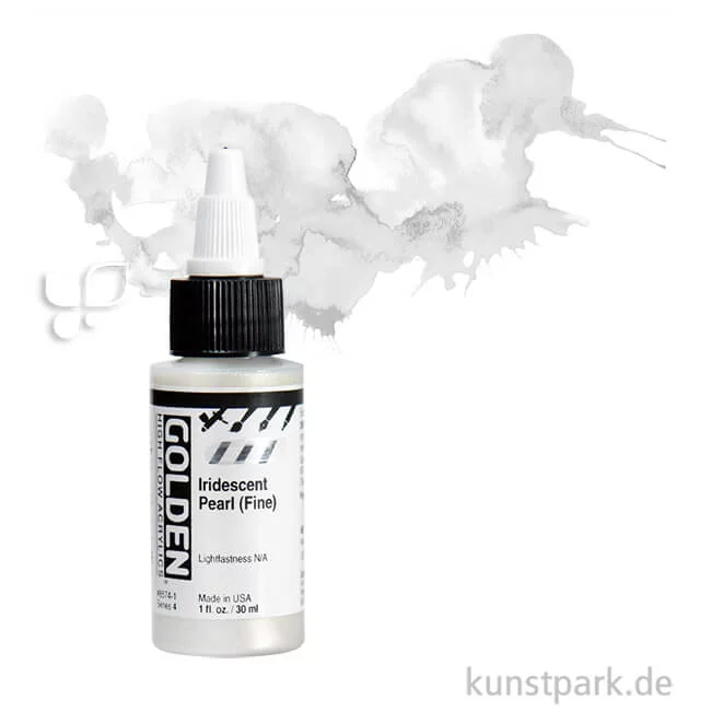 Artikelbild 1 des Artikels “GOLDEN High Flow Acrylfarben 30 ml Einzelfarbe | 8574 Iridscent Pearl (Fine)“