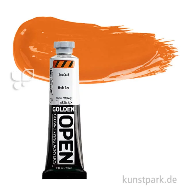 Artikelbild 1 des Artikels “GOLDEN Open Acrylfarben 59 ml | 7302 Azo Gold“