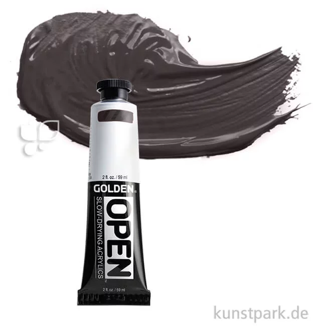 Artikelbild 1 des Artikels “GOLDEN Open Acrylfarben 59 ml | 7010 Bone Black“