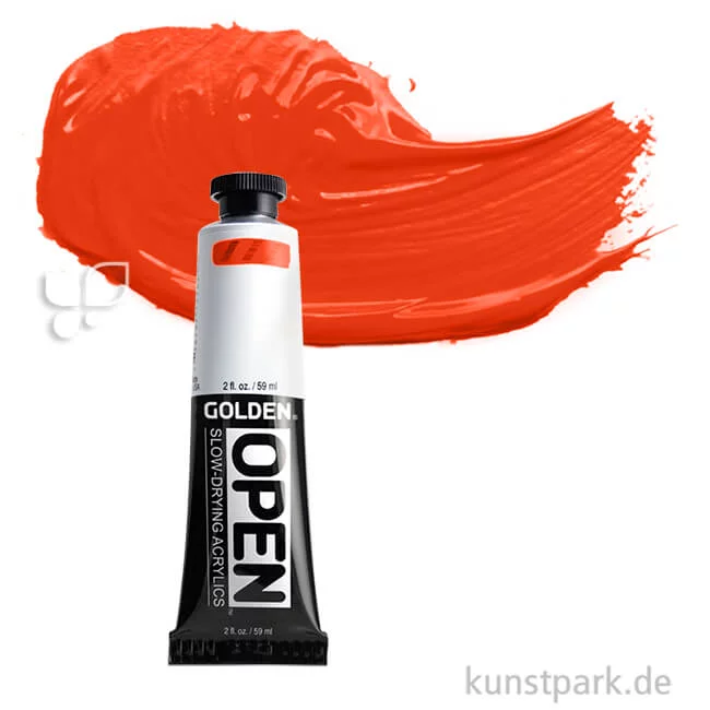 Artikelbild 1 des Artikels “GOLDEN Open Acrylfarben 59 ml | 7220 Naphtol Red Medium“