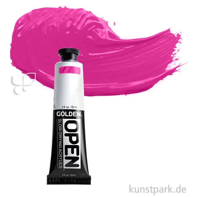 Artikelbild 1 des Artikels “GOLDEN Open Acrylfarben 59 ml | 7305 Qinacridone Magenta“