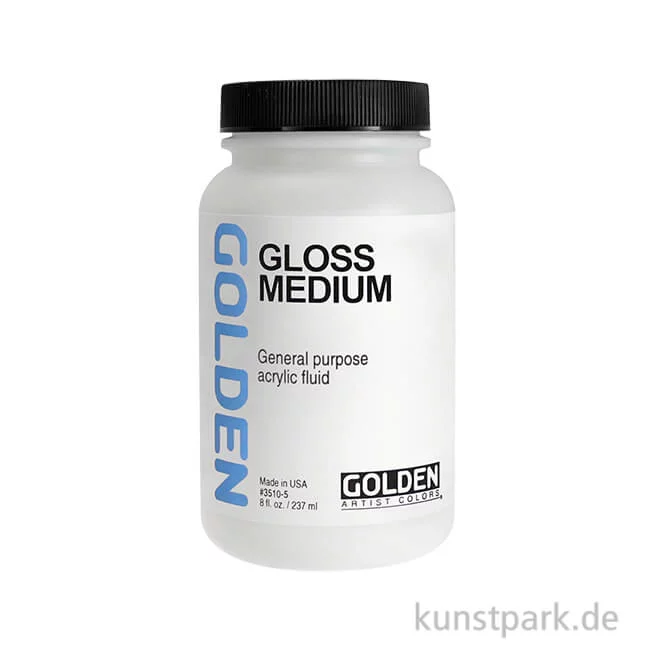 Artikelbild 1 des Artikels “GOLDEN Glanzmedium - Lasur für glänzendere Acrylfarben, 236 ml “