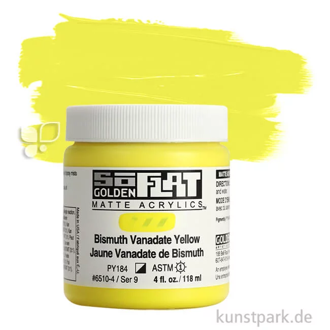 Artikelbild 1 des Artikels “GOLDEN SoFlat - Matte Acrylfarbe 118 ml | Bismuth Vanadate Yellow“