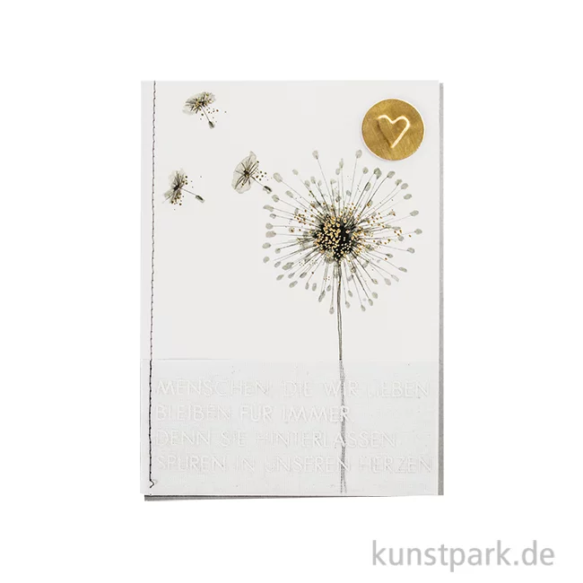 Artikelbild 1 des Artikels “Good old friends - Aquarell Trauerkarte, Herz “
