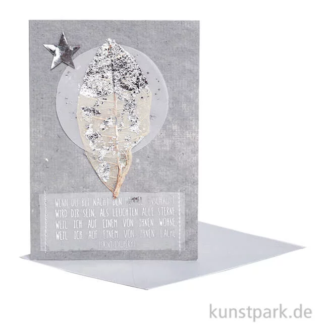 Artikelbild 1 des Artikels “Good old friends - Blätter Trauerkarte, Stern “